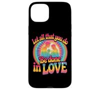 Design « Let All That You Do Be Done in Love » Coque pour iPhone 15 Plus