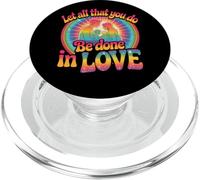 Design « Let All That You Do Be Done in Love » PopSockets PopGrip pour MagSafe