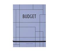 Design Letters 70201009BUDGET_FBA Agenda de budget et de reçus à couverture rigide, parfait pour planifier les dépenses en argent, suivi personnel pour occasions et événements, 70201009BUDGET_FBA