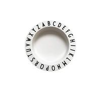 Design Letters Assiettes creuses pour les enfants bebe | Assiette Creuse Tritan | Vaisselle réutilisable pour enfant| Plaques incassables Dessert Soupe sûr lave-vaisselle sans BPA | Assiettes à goûter