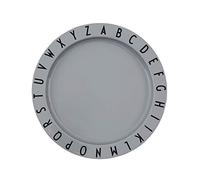 Design Letters Assiettes Plates pour bébés et enfants | Assiette Personnalisée en Tritan | Assiettes Dessert Party | Service de table Assiette a Pates, Salade, Soupe | Décor, Cadeau Lave-Vaissell 20cm