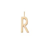 Design Letters Breloque archéype 16mm Or A-Z-R, Métal, doré, Taille unique