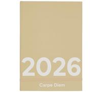 Design Letters Calendrier A5 2026 (15 x 21 cm) | Conçu au Danemark | Papier certifié FSC avec reliure rigide | Calendrier Familial avec 144 petits autocollants | Utiliser comme Calendrier étudiant