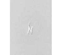 Design Letters Charm archéype 10mm argent A-Z-N, Métal, Taille unique