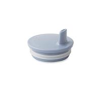 Design Letters Couvercle de pour gobelets en personnels mélamine pour bébés et enfants (Bleu clair) - Sans BPA et sans BPS, lavable au lave-vaisselle, couvercle bien ajusté, léger, 27 g.