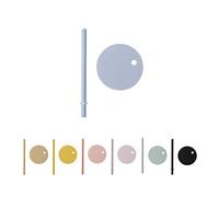 Design Letters Couvercle en Paille pour Verre à Boire pour Bébé et Enfants en Tritan | Couvercle avec Trou Pailles à Boire Sans BPA, facile à boire | Réutilisable Paille de couvercle de tasse à café