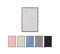 Design Letters Letter board - A2 (Gris) - Tableau à lettres pour un usage quotidien et de nombreuses fonctions, accrochez-le au mur dans la cuisine, le hall d'entrée ou le bureau