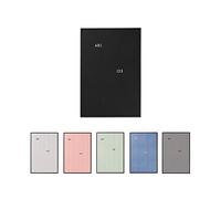 Design Letters Letter board - A2 (Noir) - Tableau à lettres pour un usage quotidien et de nombreuses fonctions, accrochez-le au mur dans la cuisine, le hall d'entrée ou le bureau