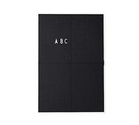 Design Letters Letter board - A3 (Noir) - Tableau à lettres pour un usage quotidien et de nombreuses fonctions, accrochez-le au mur dans la cuisine, le hall d'entrée ou le bureau
