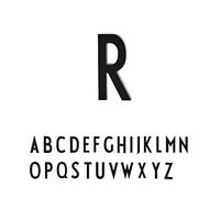 Design Letters Lettres décoratives | Lettres Maison & Chiffres Acier Inoxydable 5 & 10cm | Numéro de Porte Numéro de Maison | Panneau de Porte Noir | Vis de Montage et Ruban adhésif Vendus séparément