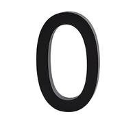 Design Letters Lettres décoratives | Lettres Maison & Chiffres Acier Inoxydable 5 & 10cm | Numéro de Porte Numéro de Maison | Panneau de Porte Noir