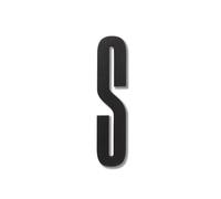 DESIGN LETTERS Lettres en bois - S - noir