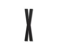 DESIGN LETTERS Lettres en bois - W - noir