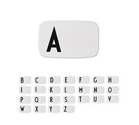 Design Letters Lunch Box Blanc (A-Z) | Cadeau Noel Homme & Cadeau Noel Femme | Parfait comme Boite a Gouter Enfant, Lunch Box Enfant, Adulte | Boite Repas Sans BPA/BPS & Micro ondable 850 Ml