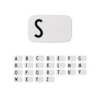 Design Letters Lunch Box Blanc (A-Z) | Cadeau Noel Homme & Cadeau Noel Femme | Parfait comme Boite a Gouter Enfant, Lunch Box Enfant, Adulte | Boite Repas Sans BPA/BPS & Micro ondable 850 Ml