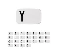 Design Letters Lunch Box Blanc (A-Z) | Cadeau Noel Homme & Cadeau Noel Femme | Parfait comme Boite a Gouter Enfant, Lunch Box Enfant, Adulte | Boite Repas Sans BPA/BPS & Micro ondable 850 Ml