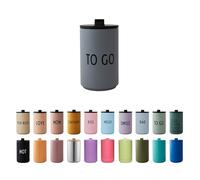 Design Letters Mug Isotherme 350 Ml | Idee Cadeau Noel Femme, Homme | Thermos Café Etanche en Acier Inoxydable | Thermos Isotherme avec Isolation à Double Paroi | Tasse Isotherma sans BPA/BPS