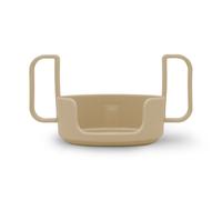Design Letters Poignée pour verre en tritan Design Letters Beige