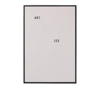 Design Letters Tableau Design Letters A2 gris