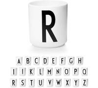 Design Letters Tasse a Cafe (A-Z) | Cadeau Fete Des Peres, Cadeau Papa | Porcelaine Mug avec Initiale | Tasse Cappuccino | Tasse à thé | Tasse à Lettres, 250 Ml