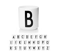Design Letters Tasse a Cafe (A-Z) | Cadeau Noel Homme, Cadeau Noel Femme | Idéal pour Decoration Noels, Decoration Table | Porcelaine Mug avec Initiale | Tasse Cappuccino | Tasses à thé, 250 Ml