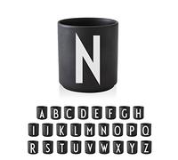 Design Letters Tasse a Cafe (A-Z) | Cadeau Noel Homme, Cadeau Noel Femme | Idéal pour Decoration Noels, Decoration Table | Porcelaine Mug avec Initiale | Tasse Cappuccino | Tasses à thé, 250 Ml