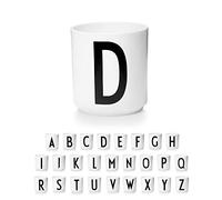 Design Letters Tasse a Cafe (A-Z) | Cadeau Noel Homme, Cadeau Noel Femme | Idéal pour Decoration Noels, Decoration Table | Porcelaine Mug avec Initiale | Tasse Cappuccino | Tasses à thé, 250 Ml