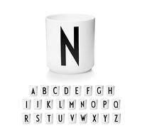Design Letters Tasse a Cafe (A-Z) | Cadeau Noel Homme, Cadeau Noel Femme | Idéal pour Decoration Noels, Decoration Table | Porcelaine Mug avec Initiale | Tasse Cappuccino | Tasses à thé, 250 Ml