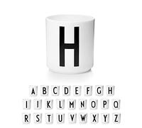 Design Letters Tasse a Cafe (A-Z) | Cadeau Noel Homme, Cadeau Noel Femme | Idéal pour Decoration Noels, Decoration Table | Porcelaine Mug avec Initiale | Tasse Cappuccino | Tasses à thé, 250 Ml
