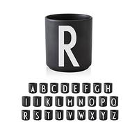 Design Letters Tasse a Cafe (A-Z) | Idee Cadeau Homme, Cadeau Femme | Porcelaine Mug Cadeau Anniversaire | Porcelaine Mug avec Initiale | Tasse Cappuccino | Tasse à thé | Tasse à Lettres, 250 Ml