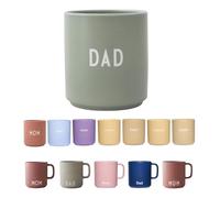 Design Letters Tasse a Cafe DAD | Cadeau De Noel Pour Papa | Porcelaine Tasse Papa | Cadeau Noel | Mug avec Lettres Gravées | Cadeaus Personnalisé | Cadeaus Anniversaire Papas | Tasse a The | 250 Ml