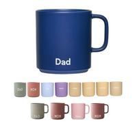 Design Letters Tasse a Cafe DAD | Cadeau Fete Des Peres, Cadeau Pour Papa, Futur Papa | Porcelaine Tasse Dad | Mug avec Lettres Gravées | Cadeaus Personnalisé, Anniversaire | Tasse a The 250 Ml