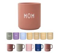 Design Letters Tasse a Cafe MOM | Cadeau Maman Noel | Mom Mug | Cadeau Noel | Porcelaine Tasse Maman | Mug avec Lettres Gravées | Cadeaus Personnalisé, Cadeaus Anniversaire Mom | Tasse a The 250 Ml