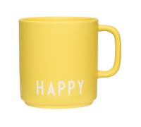 Design Letters Tasse Design Letters avec poignée 25 cl Yellow
