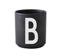 DESIGN LETTERS Tasse en porcelaine Personal - B - noir