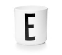 DESIGN LETTERS Tasse en porcelaine Personal - E - blanc