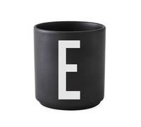DESIGN LETTERS Tasse en porcelaine Personal - E - noir