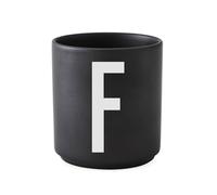 DESIGN LETTERS Tasse en porcelaine Personal - F - noir