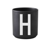 DESIGN LETTERS Tasse en porcelaine Personal - H - noir