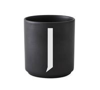 DESIGN LETTERS Tasse en porcelaine Personal - J - noir