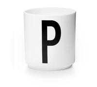 DESIGN LETTERS Tasse en porcelaine Personal - P - blanc