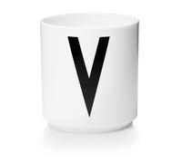 DESIGN LETTERS Tasse en porcelaine Personal - V - blanc