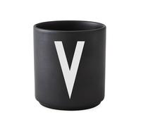 DESIGN LETTERS Tasse en porcelaine Personal - V - noir