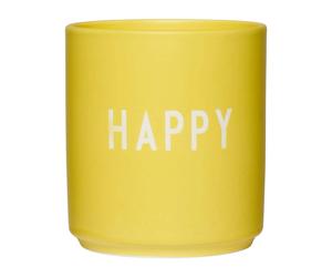 Design Letters Tasse favorite Design Letters 25 cl Happy-yellow