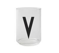 Design Letters Verre avec Initiale (A-Z) | Cadeau Homme & Cadeau Femme | Verre a Eau | Gobelet Verre Borosilicaté | Idéal pour Decoration Tableau | Verre Lave-vaisselle | Verre Lettres | 350 Ml