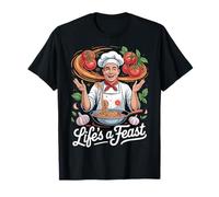 Design Life's a Feast Chef T-Shirt