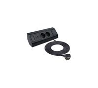 Design Light CORNER BOX prise d'angle prise de meuble USB A + C 2 x Schuko
