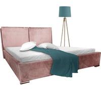 Design Lit Chambre Lits Tissu Hôtel Luxe Coussin Mariage Double Rose