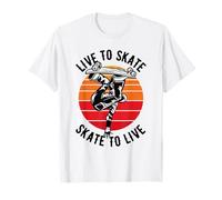 Design Live to Skate Skate to Live Skateboard T-Shirt