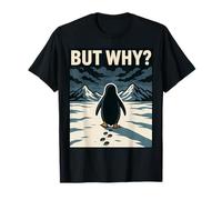 Design Lonely Penguin Solitude Wanderer pour Les penseurs Profonds T-Shirt